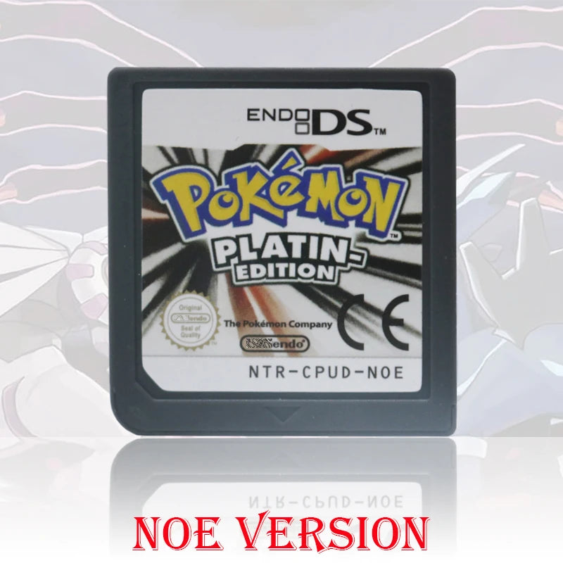 NOE/ESP/ITA/FRA/USA/EUR/AUS Version Pokemon HeartGold SoulSilver Platinum Diamond PearlVideo Game Card For DS 2DS 3DS Console