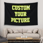 Custom Tapestry Personalized Photo Tapestry Wall Hanging for Bedroom, Living Room & Dorm Decor, Modern Home Wall Art