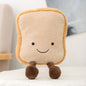 Cute Cartoon Bread Pancake Doll Soft Plush Toys Kawaii Sofa Home Decor Doll Exquisite Collectibles Surprise Fun Birthday Gift