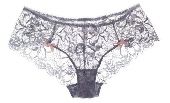 French Pure Passion Bow Shaped Shoulder Strap Lace Sexy Half Cup Push Up Bra Set Women's Thin Lingerie Big Breast Small Cup S-XL
