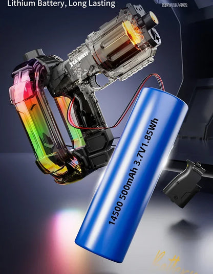 Simulated Firing Electric Water Gun for KidsLarge Capacity Automatic Water Blaster Children Summer Outdoor Game Toys for Aldult