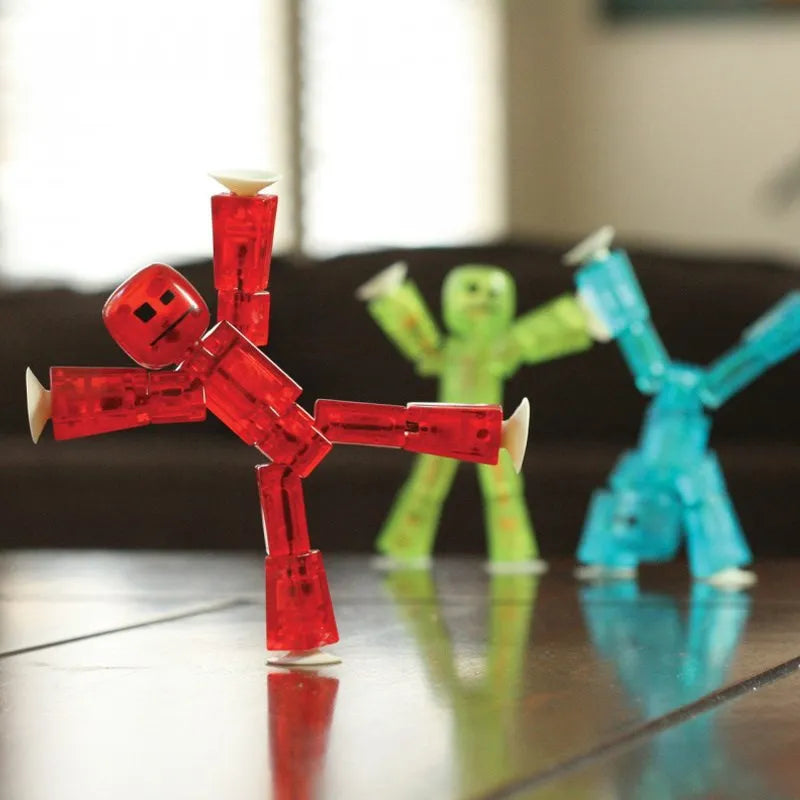 Suction Cup Sucker Sticky Robot Toys Collectable Action Figures Toy Create Stop Motion Animation Great for Kids Ages 4+