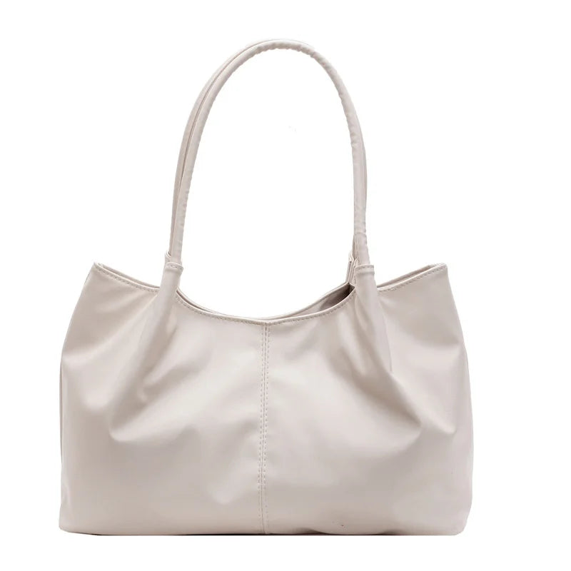 Fashion Women's Bag Large Capacity Tote Daily Commute Women's Shoulder Bag Black Soft PU Leather Handbag Shopping