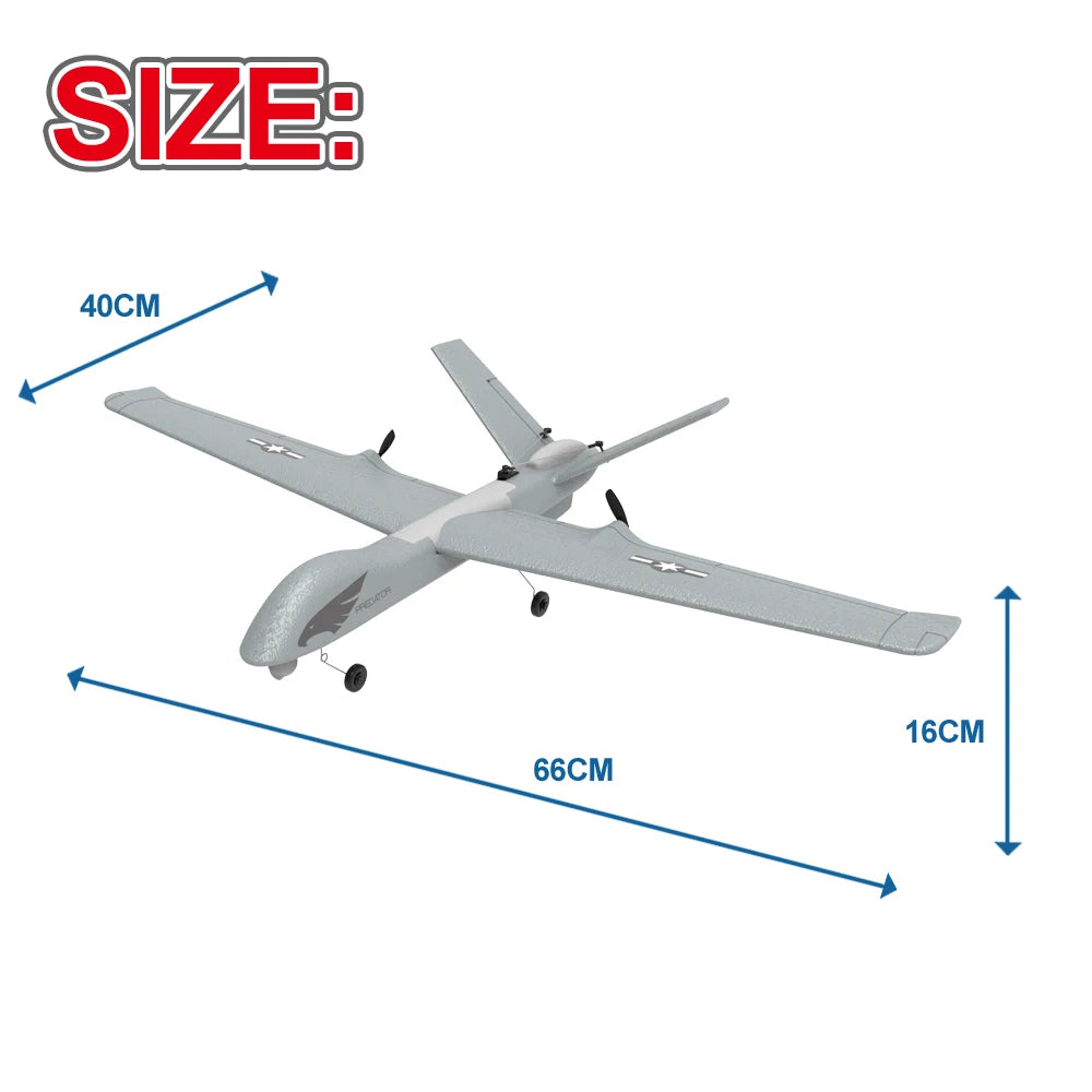 816 MOTOR Airplane Z55 RC Plane 3CH EPP Foam 2.4G Remote Control Wingspan Aircraft Fixed Wingspan Toys Gifts for Children