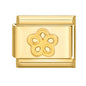 Fashion Women Men Gold Color Heart Butterfly Flower Italian Charm Link Fit 9mm Stainless Steel Bracelet DIY Jewelry