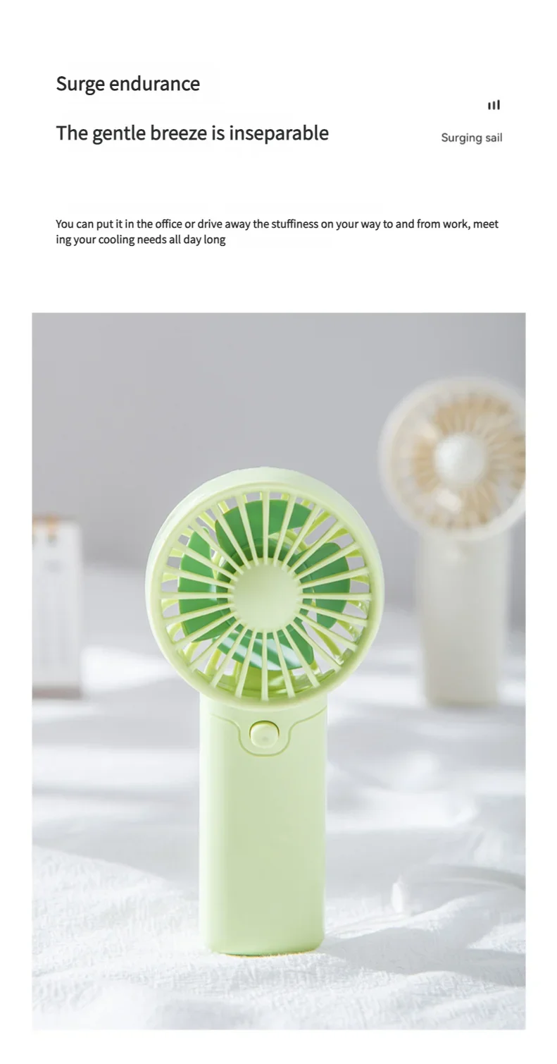 Portable Fan Convenient Creative Small Fan Pocket Hand-held Fan Lightweight AA Battery Handheld Mini Fan Air Coolers