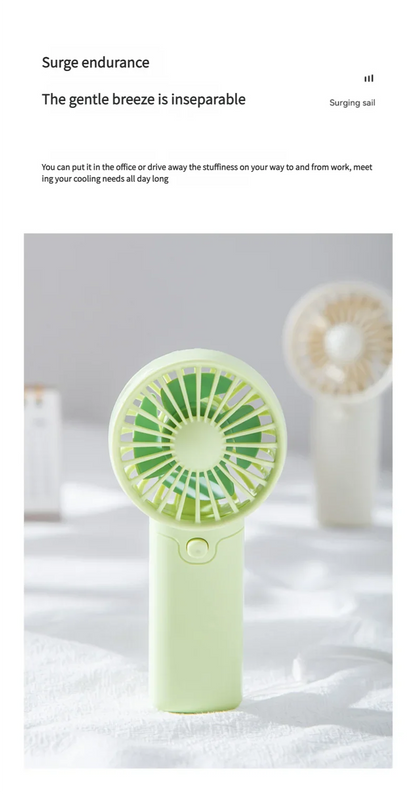 Portable Fan Convenient Creative Small Fan Pocket Hand-held Fan Lightweight AA Battery Handheld Mini Fan Air Coolers