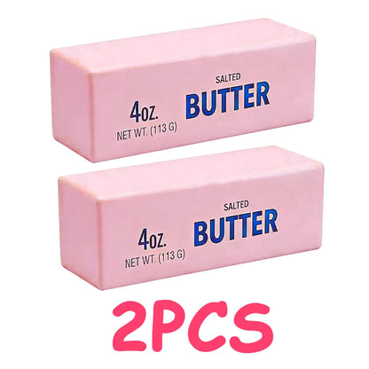 In Stock Butter Stick Squishy Toy Slow Rising Squeeze Toy Butter Bar Brick Squishy Fidget Toy Anti Stress Release Relax Gift