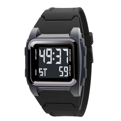 YIKAZE Men's Digital Watch 50M Waterproof Men Sport Watch Retro Multifunction Military Alarm Clock LED Wristwatch for Man Gifts