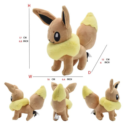 New Pokemon Pikachu Plush Toy Sprigatito Fuecoco Groudo Meowscarada Floragato Cinderace Keldeo Exegguto Shinx Stuff Peluche Doll