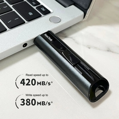 SanDisk Extreme PRO USB 3.2 Solid State Flash Drive 128GB 256GB 512GB 1TB Pen Drive Up to 420MB/s USB Flash Drive SDCZ880 U Disk