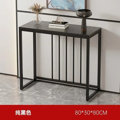 Modern Home Console Table High-looking and Light Luxury Storage Display Shelf Narrow Table for Hallway Entryway Living Room