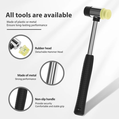 5Pcs Professional Window Glazing Tool Kit Window Screen Replacement Installation Tool with Handle for Home Workshop Office