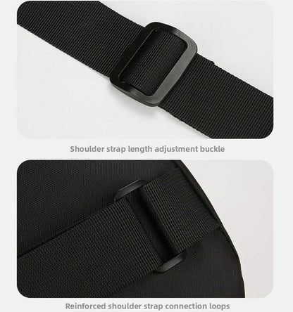 Fashion Men's Chest Bag Handbag Lightweight Oxford Fabric Crossbody Shoulder Bag Stylish Casual Men's Waist Packs Male Chest Bag