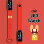 Kids LED Watch Touch Control Digital Watch Silicone Strap Waterproof Sport Wristwatch for Boys Girls Children Birthday Gift