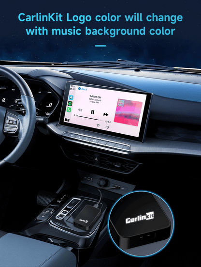 CarlinKit 5.0 & 4.0 Wireless Android Auto Wireless CarPlay Adapter Online Upgrade Plug And Play 2.4G&5Ghz Connect CarPlay Ai Box