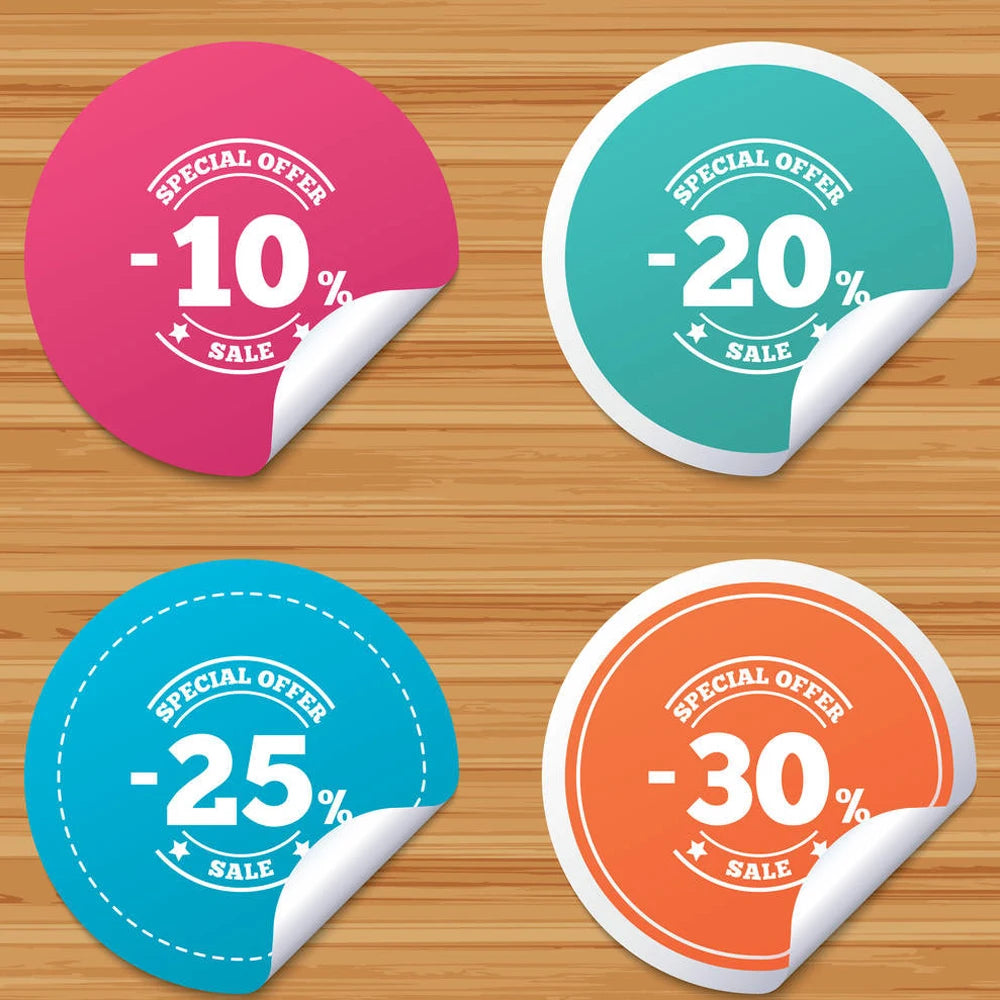 50PCS 4x4cm PVC Waterproof Stickers Custom Logo Wedding Birthday Gift Box Sticker Design Custom Size