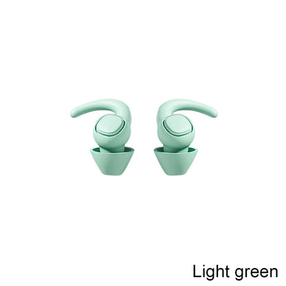 Soft Silicone Sleeping Ear Plugs Sound Insulation Ear Protection Earplugs Anti-Noise Plugs for Travel Silicone Noise Reduction