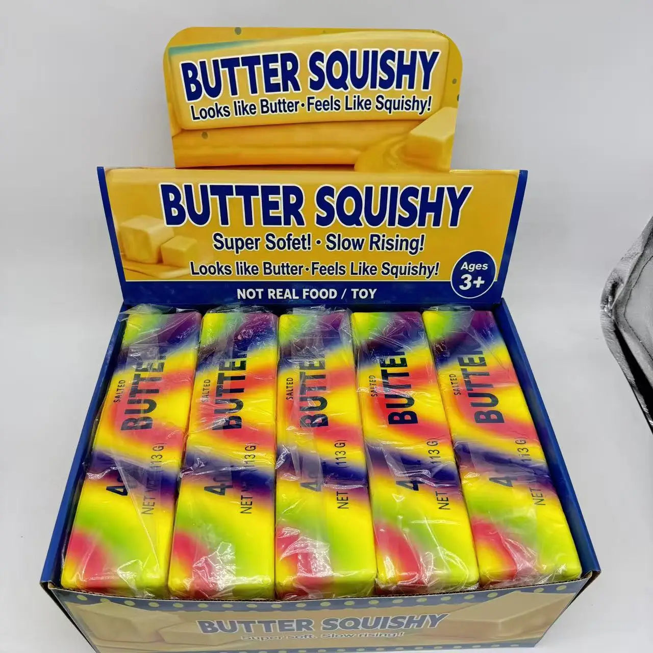 Simulated Cheese Squishy Toy, Jumbo Creative Slow Rising Cheese Block, Stress Relief Vent Toy Wholesale Toy