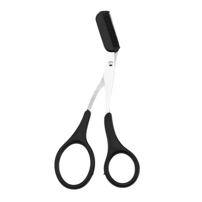 1Pcs Eyebrow Trimmer Makeup Tools Stainless Steel Eyebrow Scissors With Comb Hair Removal Eyebrows Shaping Makeup Tools