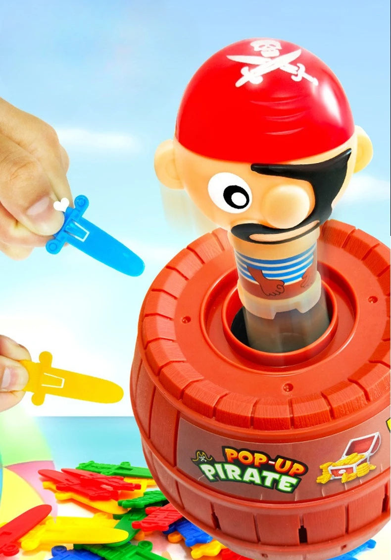 Pirate Board Game, Montessori Family Gathering Games, Childrens Funny Toy Cubes, Childrens Board Games Boys and Girls Gifts.