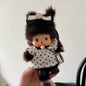 15cm Monchhichi Cute Little Monkey Diy Outfit Change Doll Multiple Styles Exquisite Backpack Pendant Keychain Toy Periphery Gift
