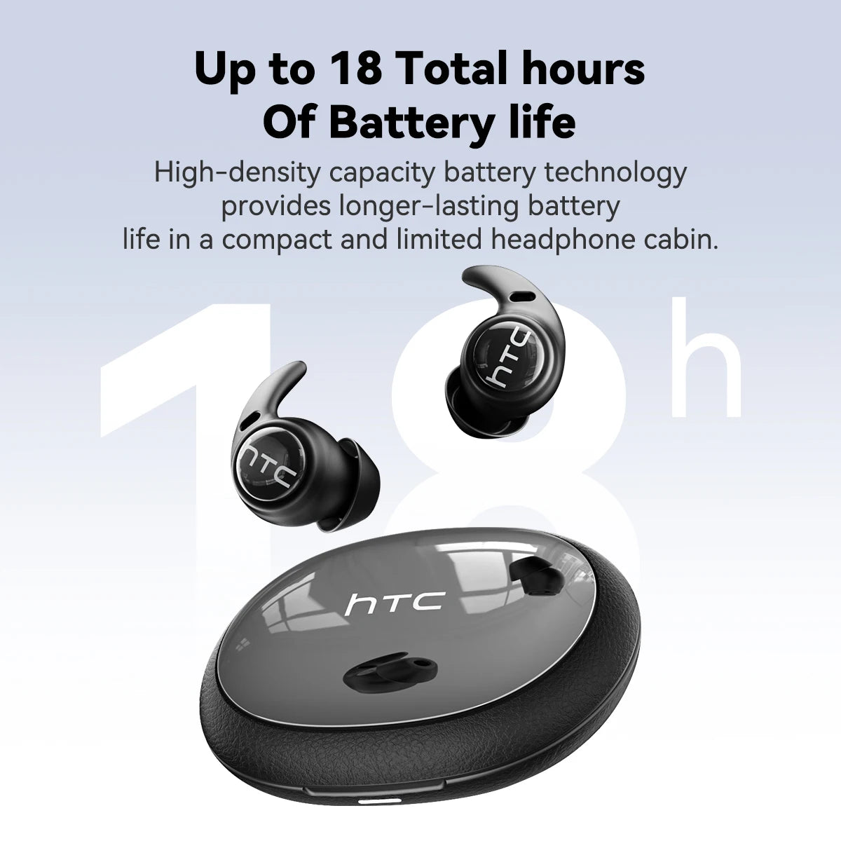 HTC NE76 Sleep Earbuds AI Translator Bluetooth Earphones Mini Invisible Soft Wireless Sleep Aid Headphones In-Ear Headset