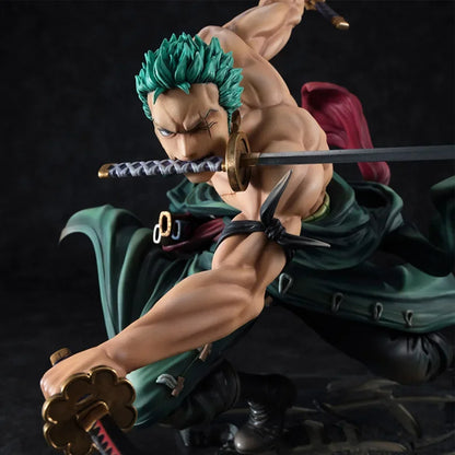 Anime Figure One Piece Luffy Roronoa Zoro Three-Blade Sa-Maximum Manga Statue PVC Action Collection Model Toys
