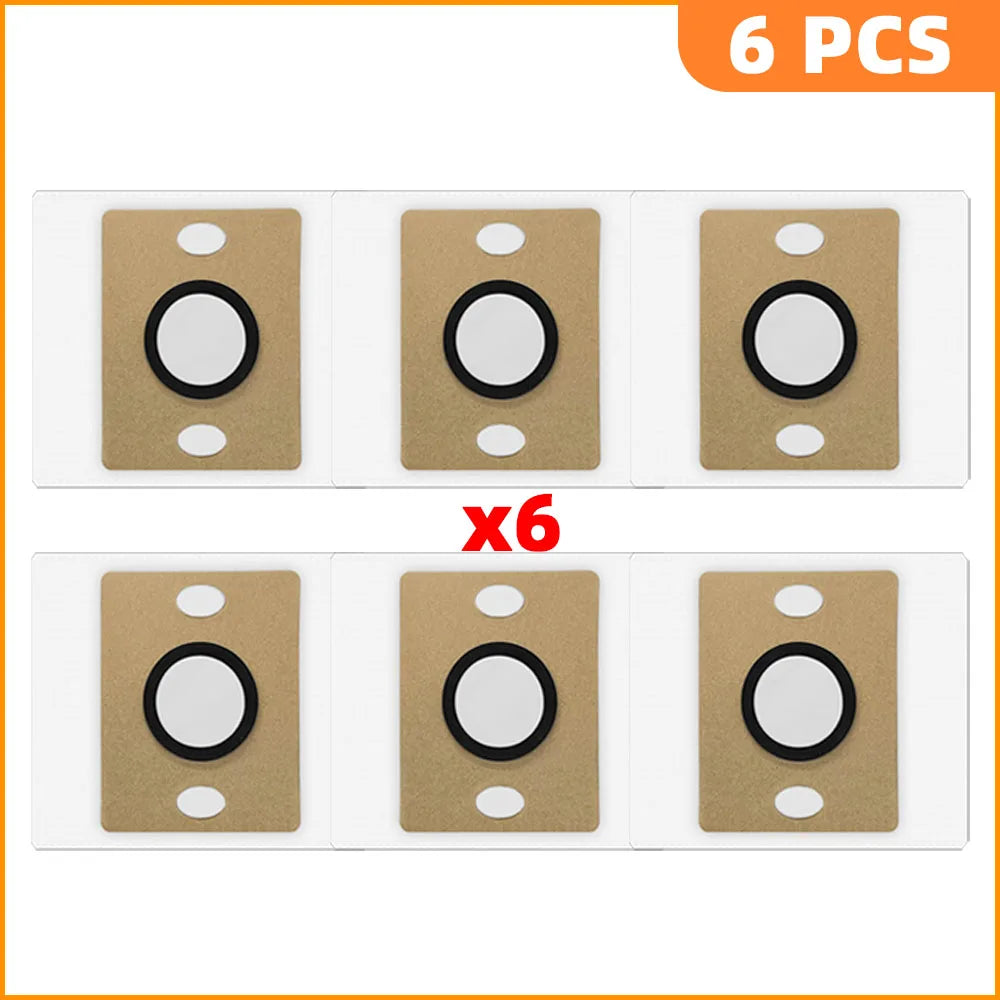 Compatible For iLife A30 Pro Robot Vacuum Cleaner Replacement Parts Kit Main Brush Side Brush HEPA Filter Mop Cloth Dust Bag