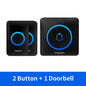 Meian Smart Home Doorbell Wireless Security Doorbell IP65 Waterproof Outdoor Door Bell 60 Songs 5 Volume Adjustable Chime Kit