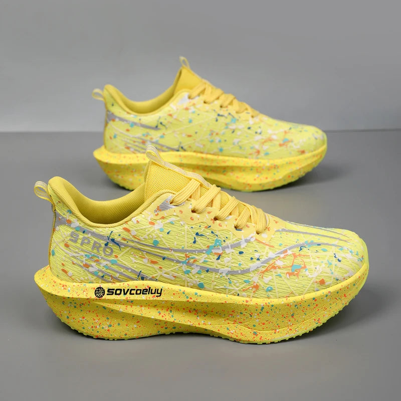 Marathon Men Running Shoes Breathable Lightweight Comfortable Casual Shoes Men Wear-resistant Low-top Comfort Sports Men Running