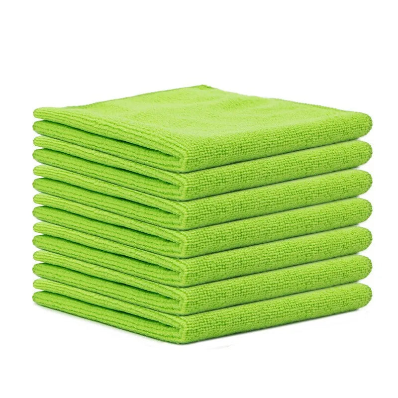 1/5/10/20pcs Kitchen Towel, Ultra-fine Fiber Light Gray Cleaning Cloth Set, Absorbent, Soft and Stain-removing Cloth Wholesale