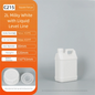 1/2/3/4/5/6/10L Plastic Airtight Bottle with Lid Food Grade HDPE Bucket Sealed Large-Capacity Oil Jerrican Gel Shampoo