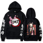 Japanese Anime Demon Slayer Plus Size Hoodie Women Sweatshirts Kamado Nezuko Print Hooded Harajuku Girl And Boy Casual Pullover