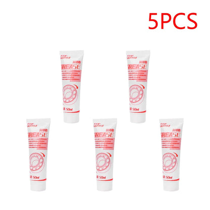 1-10 sztuk smaru rowerowego do łożysk 50ml Olej do łańcucha z narzędziem do smarowania Szybki smar do łańcucha rowerowego Mokry smar do łańcucha w celu zmniejszenia tarcia