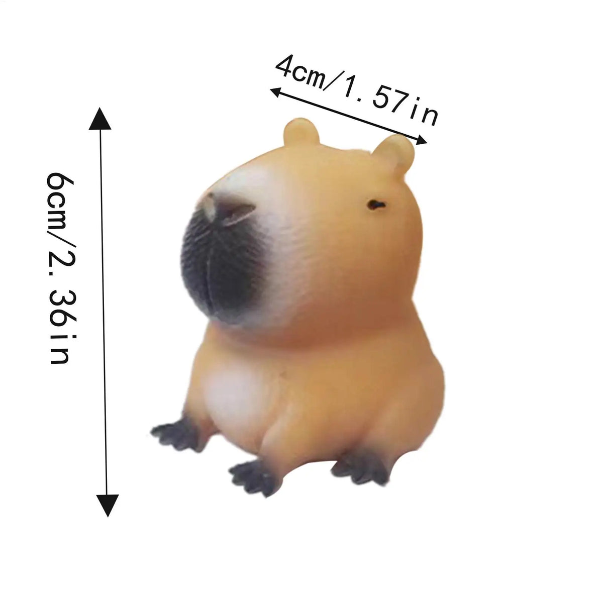 Cute Cartoon Capybara Squeeze Toy Stress Relief Funny Animal Squeeze Toy Capybara Shape Pinch Toys Relax Gifts