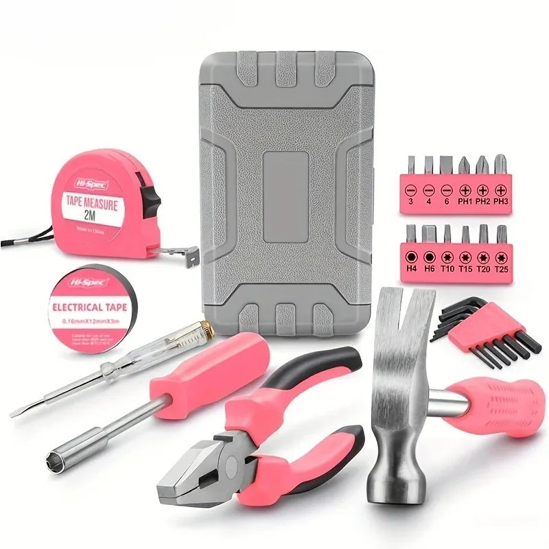 Best-selling manual hardware household tools set - multi-functional and easy-to-use complete set of daily household tools box