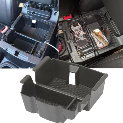 Car Central Console Armrest Storage Box Organizer Tray Stowing Tidying for Jeep Wrangler JL JT 2018-2023 Interior Accessories