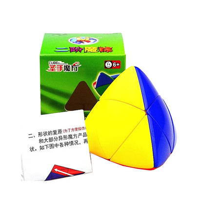 Fast Turning Cube Puzzle For Kids Speedcube IQ Test Brain Teaser Games Children Montessori Educational Toys Zauberwürfel