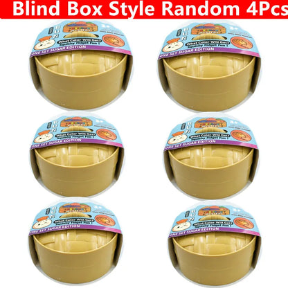 1-12Pcs Glitter Dumpling Glitter Dumpling Squishy with Box Dumplings Sensory Squeeze Toy for Stress Relief Birthday Gift