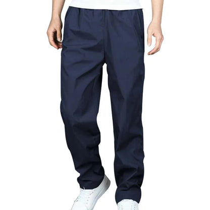 Thin Section Sweatpants Pants Male Spring Summer Casual Trousers Polyester Fiber Loose Plus Size Quick Drying Pants Sportwear