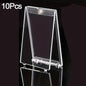1-10Pcs Clear Card Holder Magnetic Holder Trading Cards Protectors Hard Plastic Sleeves Display Baseball Sports Standard Card