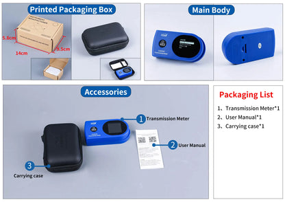 New Arrival Window Tint Meter TSER VLT UV IR Transmission Tint Meter LS161 LS161A LS161H Solar Film Tester for Cars