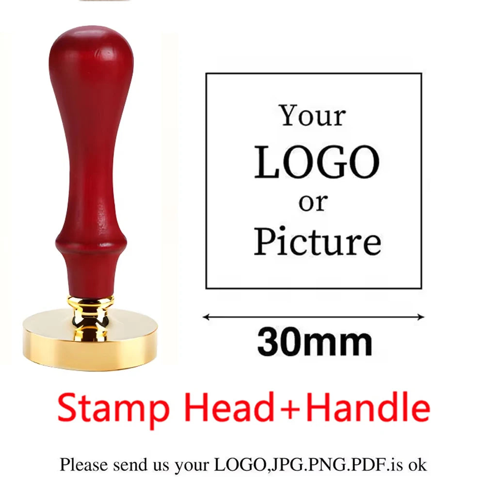 Logo Customize Clay Seal Set -22/25/30/35/40/50mm Customizable Pottery Design Craft Tool for Pottery Ceramic Custom Letter Stamp