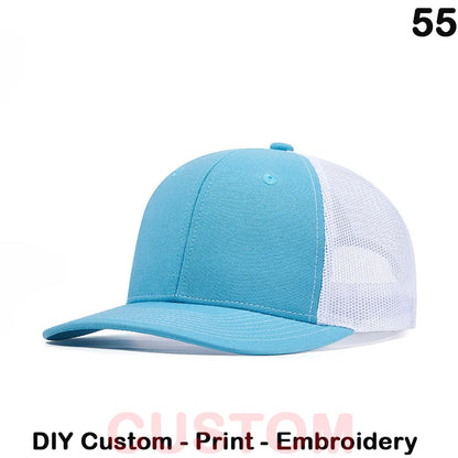 Fedoryn Custom Embroidery Baseball Cap for Men and Women DIY Design Mesh Cap LOGO Print Hat Quality Truck Hat Wholesale Unisex