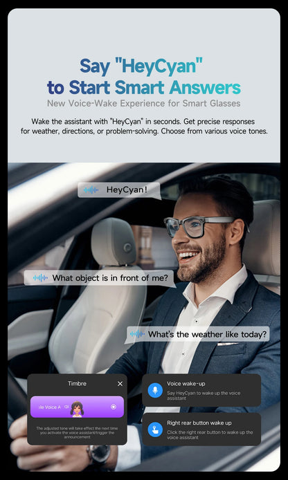 2026 New AI Smart Glasees With 800W Camera Video Recording AI Photo Recognition Bluetooth Call Translation Voice Sunglasses Man