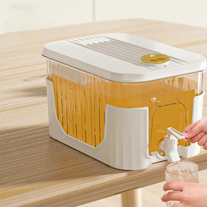 5L Cold Kettle with Faucet & Bracket Refrigerator Juice Pitcher Cold Water Pitcher for Party Refrigerator Drink Juice Iced Tea