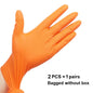 2-100PCS Heavy Duty Disposable Nitrile Gloves 8Mil Extra Thick Mechanic Glove with Textured Grip Antislip Safety Work Gloves