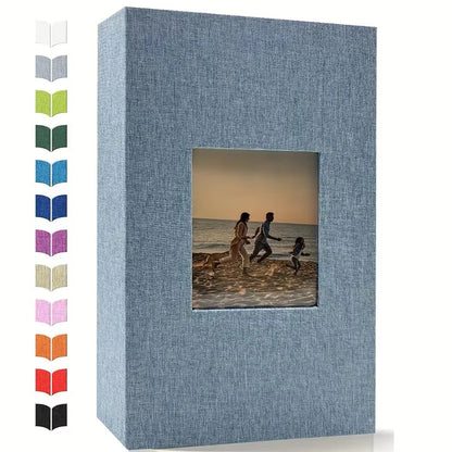 Linen large Photo Album Scrapbook 200/300/600 Pockets for 4x6 Photos Slip-in memory books Wedding Baby Family Anniversary Photo