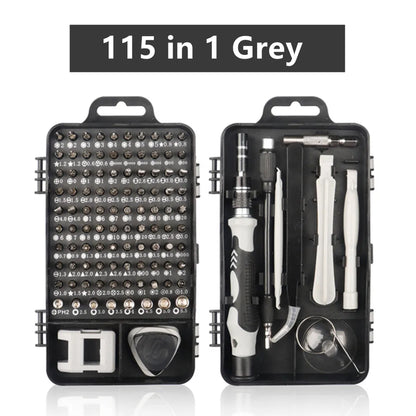 115/122/160 In 1 Precision Screwdriver Sets, Computer Repair Kit with Mini Wrench and Screw Remover,For Tablets,Watches,Iphones